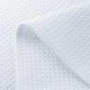 POLYTE Premium Microfiber Kitchen Dish Hand Towel Waffle Weave 12 Pack (16x28 in, White)