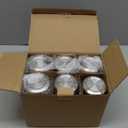 Sursip Glass Juice Bottles 6 Pack 12 oz – Wide Mouth Borosilicate Glass Bottles with Lids – Heat-Resistant, Leakproof, BPA Free, Reusable for Juicing, Smoothies, Milk, Protein Drinks, Water