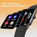 Pedometer Watch Senior Friendly No App/Phone Required, Waterproof Fitness Tracker Watch with Step Counter Calories/Sleep Tracker for Walking Running for Men Women, Black