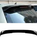 Rear Roof Spoiler Compatible with VW Tiguan MK2 R-Line 2017 2018 2019 2020 2021 2022 2023 Car Rear Trunk Roof Spoiler Splitter Wing Kit, Glossy Black