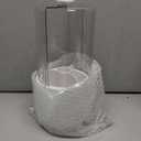 YOOLENS Toothbrush Holder with Cover 360 Rotating 4 Compartments Bathroom Toothpaste Electric Toothbrush Organizer, White