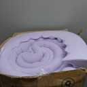 SINWEEK 2 Inch Gel Memory Foam Mattress Topper Ventilated Soft Pressure Relieve Mattress Pad, Breathable Bed Topper, CertiPUR-US Certified, Twin Size