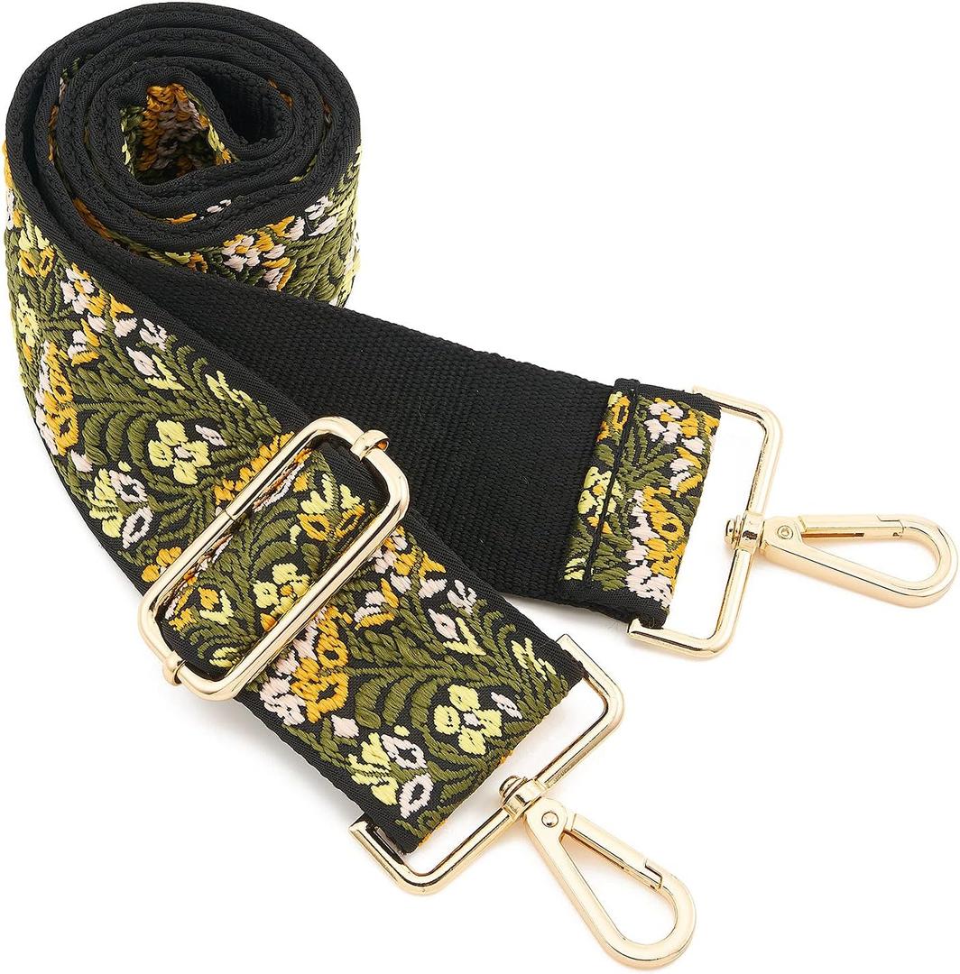 ZOOEASS Wide Shoulder Strap Adjustable Replacement Belt Crossbody Canvas Bag Handbag