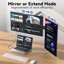 2 x 90 Dergee USB C to HDMI Cable 4K@60Hz High-Speed Type C to HDMI 2.0 Braided Cord,Thunderbolt 3/4 Compatible with iPhone 16/15 Pro/Max, MacBook, iMac, iPad Pro, Galaxy Surface,Dell, HP