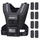 APEXUP Weighted Vest Men, 20 lbs Adjustable Weight Vest for Running