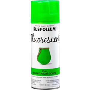 Rust-Oleum 342417 Specialty Fluorescent Spray Paint, 11 oz, Green