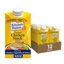 Kitchen Basics Original Chicken Stock, 8.25 oz Carton (Pack of 12) Pantry Staple for Homemade Recipes, Perfect for Gravy or Side Dishes, BBD: DEC 08/2027
