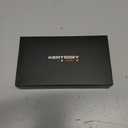 Weekly Pill Organizer 1 Time a Day  Travel Pill Case 7 Day, Small Pill Box 8 Compartments Push Open, with Color Slots, Medicine Organizer for Fish Oil, Vitamins, with Wrist Lanyard, BPA Free, Black