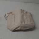 CTWWFS Tote Bag for Women, Travel Essentials Large Tote Bag with Zipper, Top Handle Handbag for Travel, Work (Beige)