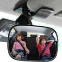 Automotive Interior Rearview Baby Mirror right Wide Angle Convex Mirror for Infant Toddler Child Children Backseat Adjustable Rearview, Standard