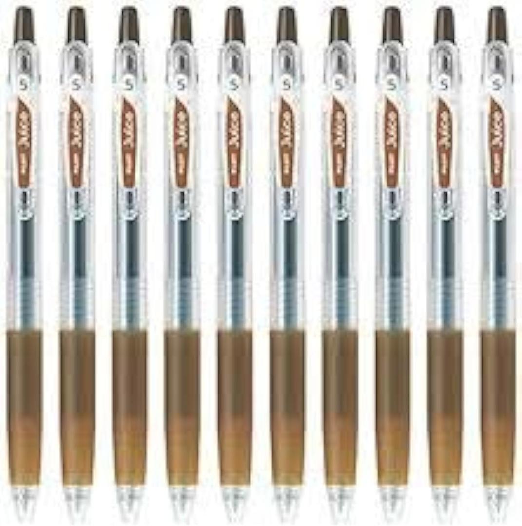 Pilot Juice 0.5mm Gel Ink Ballpoint Pen, Coffee Brown Ink, Value Set