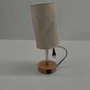 Touch Dimmable Lamp Fabric Lampshade Table Lamp USB Ports for Bedroom Living Room Office Decorative Us Plug