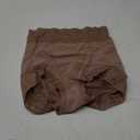 SHAPELLX Shapewear for Women Tummy Control Short Faja Body Shaper Compression Panties Mid Waisted Briefs Lace Underwear (Large, A5-mauve Brown)