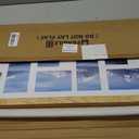 Hongkee 12x36 Picture Frame 2 Packs, Real Glass and Natural Oak Wood Frame, Display Collage Pictures Twelve 4x6 With Mat or Pennant 12 x 36 Without Mat - Horizontal or Vertical Wall Mounting, 12x36 in matted to 12-4x6