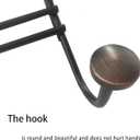 Over The Door Hooks, Coat Racks for Hanging Clothes Hat Towel (Oil Rubbed Bronze, 1pcs)