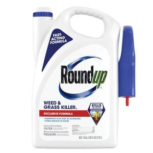 Weed and Grass Killer 4 with Trigger Sprayer, 1 gal., Use In and Around Flower Beds, Trees, and Driveways
