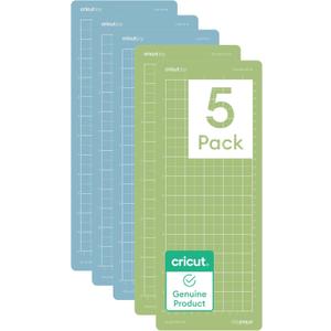 Cricut Cutting Mat Variety Pack (5 count, 4.5in x 12in) - for Joy Machine - Includes 2 StandardGrip & 3 LightGrip Mats