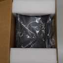 Creative Scents Black Marble Look Decorative Bowl, Coffee Table Decor for Living/Dining Room, Modern Black CatchAll Key Dish Decorations for Entryway, Black Decor  Fruit Bowl for Kitchen Counter