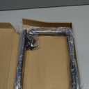 8 Pack - L 12" x H 8" x W1.5, 5mm Thick Black L Shelf Bracket, Iron Shelf Brackets, Metal Shelf Brackets, Floating Shelf, Shelf Supports with Screws