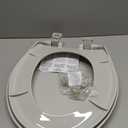 Bemis Classic Colors Slow Close Toilet Seat, Easy Clean Hinges and Durable Plastic Seat, Made in USA, Round, Ice Grey