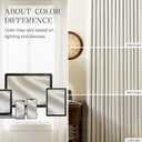 Pinch Pleated Curtains 100% Blackout Linen Curtains 90 Inches Long for Bedroom Living Room, Natural Memory Trained Thermal Insulated Room Darkening Window Pleat Drapes with Hooks, 2 Panels, 40"Wx90"L