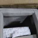 Kante 31.4" and 23.6" L Rectangular Concrete Planters (Set of 2), Outdoor Indoor Modern Plant Pot with Drainage Hole and Rubber Plug for Garden, Patio, Weathered Concrete Finish