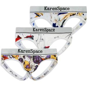 Jockstraps for Men with Printed Athletic Supporters