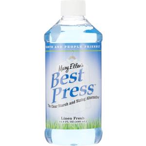 Mary Ellen Products Best Press Linen Fresh Spray Starch, 16 Ounce (16 Fl Oz (Pack of 1), Multicoloured)