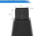 70-01-275 Leg End Cap Grill Replacement Parts for Dyna Glo Grill Replacement Leg End Cap DGF493BNP DGF493PNP-D DGH474CRP DGH450CRP DGB463CNP Dyna-Glo Grill Parts Leg Cap Plastic Leg Protectors, 2pcs