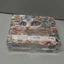 2 x MINIWAN Cat Jigsaw Puzzles for Adults 500 Pieces, 20x20 Inch | Colorful Crystal Flower Design, Pretty Diamond Art Challenge, Letters on Back, Reference Poster Included, Dust Free