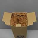 Kevin Textile Waterproof Decorative Pillow Covers Brown 24x24 Inch Pack of 2 Soft Boucle Textured Euro Pillowcases Elegant Accent Pillows for Couch Sofa Chair Bed Home Decor Indoor Outdoor