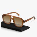 livho Trendy Polarized Square Aviator Sunglasses Women Men Square Eyewear Frame, Retro Sun Glasses for Women Men 2025 Shades