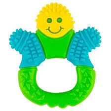 Windmill Baby Teething Toys, 2in1 Silicone Teether & Montessori Sensory Rattle Toy, BPAFree Food Grade Baby Teether, 612 1218 Toddler Boy Girl Essentials for Teething Relief, Green
