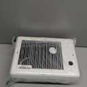 Com-Pak Electric Wall Heater Complete Unit with Thermostat, High Capacity 5120/3840 BTU, 240 Volt, 1500 Watt (Model: CSC152TW, Part: 67506), White