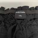 Women's Plus Size Dresses Square Neck Long Sleeve Tie Front Textured XL 