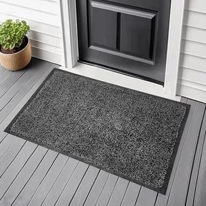 Southernway Dirt Trapper Entryway Rug for Indoor/Outdoor, 24" x 36" Doormat, Heavy Duty Water Absorbant Non-Slip Floor Mat, Machine Washable Welcome Mat, Dog Mat for Muddy Paws Floor Rug