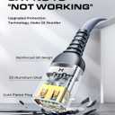 AINOPE 2 Pack USB Extensions Cable High Speed USB 3.0 Extension Cord Type A Male to Female Sturdy Braided Material Fast Data Transfer Compatible with USB Keyboard,Mouse,Flash Drive,Grey,6.6FT+6.6FT