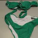 ZAFUL womens Sexy Cheeky Bikini (Large, Green)