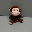 Hopearl Talking Monkey Repeats What You Say Nodding Electric Interactive Animated Toy Speaking Plush Buddy Birthday Festival for Toddlers, 6.5''