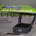 Presto 06017 8-Quart Nomad Traveling Slow Cooker, Blue