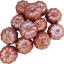 Winlyn 12 Pcs Rose Gold Pumpkins Small Artificial Pumpkins Decorative Pumpkins Faux Foam Pumpkins for Gifts Fall Wedding Baby Shower Thanksgiving Halloween Holiday Table Centerpiece Mantel Dcor