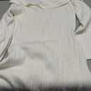 White Long Dress With Open Shoulder Size Medium