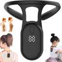 Smart Back Support,1 Week Fast Smart Posture Corrector Reminder Device, Improving The Hunchback Smart Back Posture Corrector for Women Men Kids,Hunchback Posture Corrector (Black)