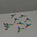Eersida 16 Pcs Hummingbird Magnets for Screen Doors Double Sided Screen Door Magnets Stickers Decorative Magnetic Decor for Window Patio Sliding Doors Protector