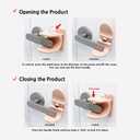 Door Lever Lock (2 Pack)  Child & Pet Safety Lock for Door Handles  No Drill, 3M Adhesive  One-Handed Operation for Adults  Strong & Easy Install