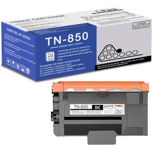 1 Pack TN850 TN-850 High Yield Black Toner Cartridge Compatible TN850 Replacement for Brother DCP-L5500DN L5600DN MFC-L6700DW L6750DW L5700DW L5800DW L5900DW L6800DW HL-L6200DW/DWT L6250DW Printer