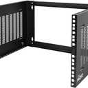 Tecmojo 6U Wall Mount Rack,6U Rack 14 inch Depth,19" Network Rack for Shallow Server and IT Equipment, Network Switches,Patch Panel Bracket,110lbs(50kg) Weight Capacity,Black