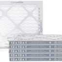 Amazon Basics 12x12x1 Air Filter 6 Pack, MERV 8 AC Furnace Filters (Actual Size: 11.75" x 11.75" x 0.75")