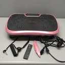 Vibration Plate Exercise Machine, Whole Body Workout Fitness Platform Vibration Plate with Resistance Bands for Home Training Equipment Speed Control