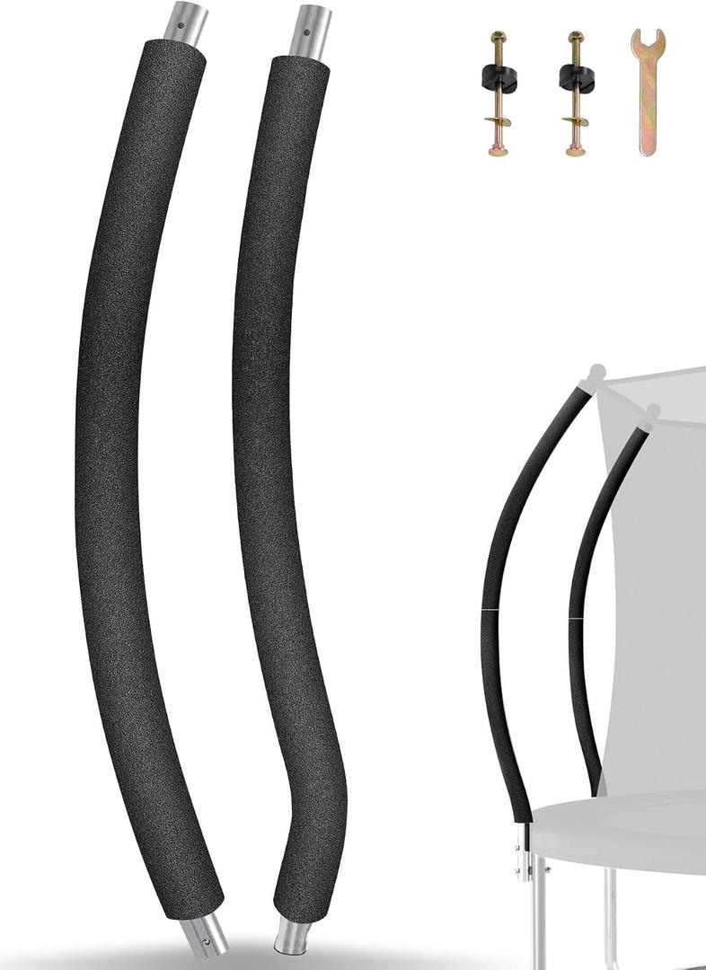 Trampoline Poles Replacement for Skywalker Or Jumpzylla,Galvanized Trampoline Enclosure Pole for Skywalker or Jumpzylla,Replace Parts#4201 4202 4135 OR for Jumpzylla 8ft 10ft&12ft 14ft